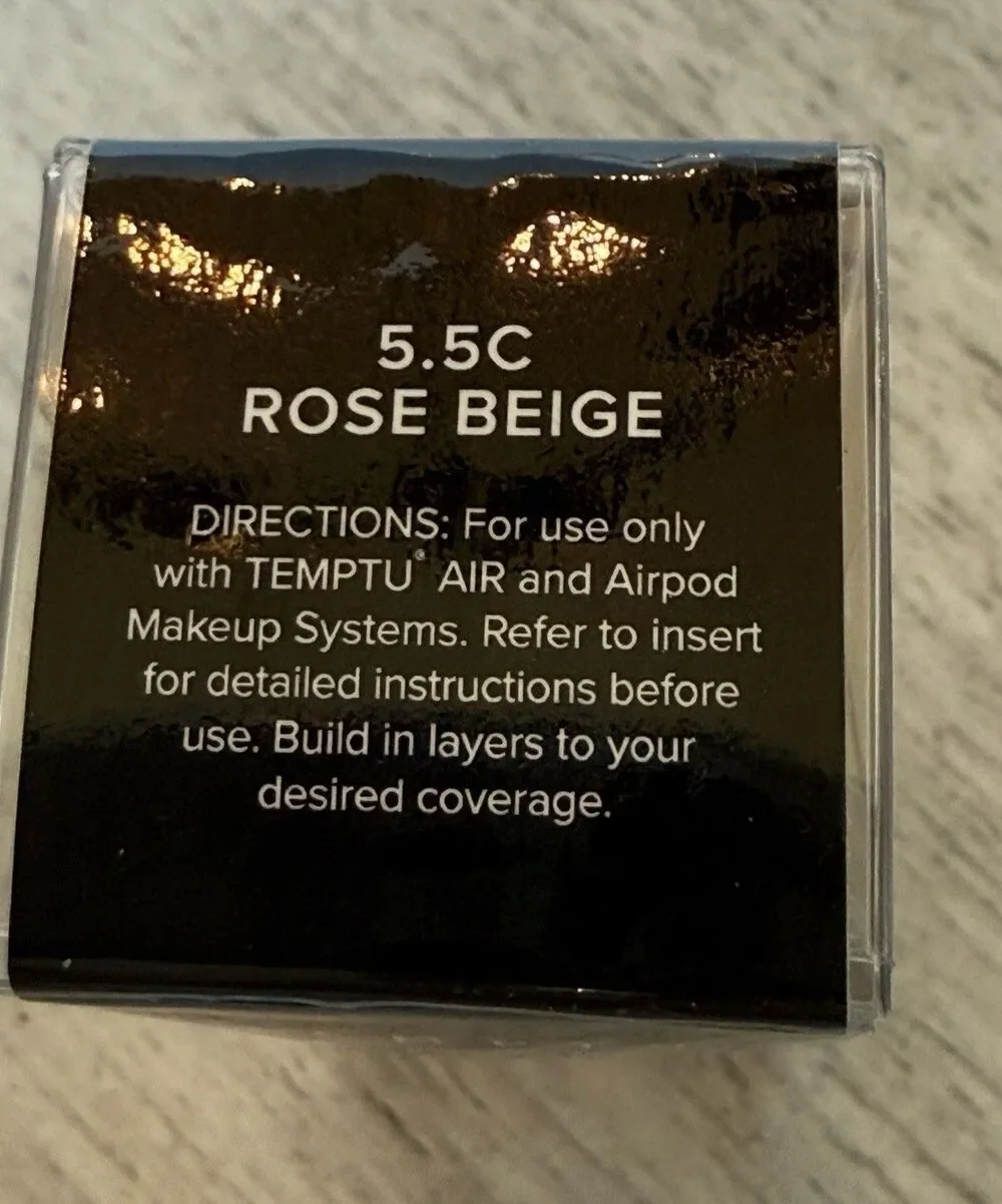TEMPTU Perfect Canvas Hydra Lock‎ Airbrush Foundation 5.5 Rose Beige 0.41 Floz